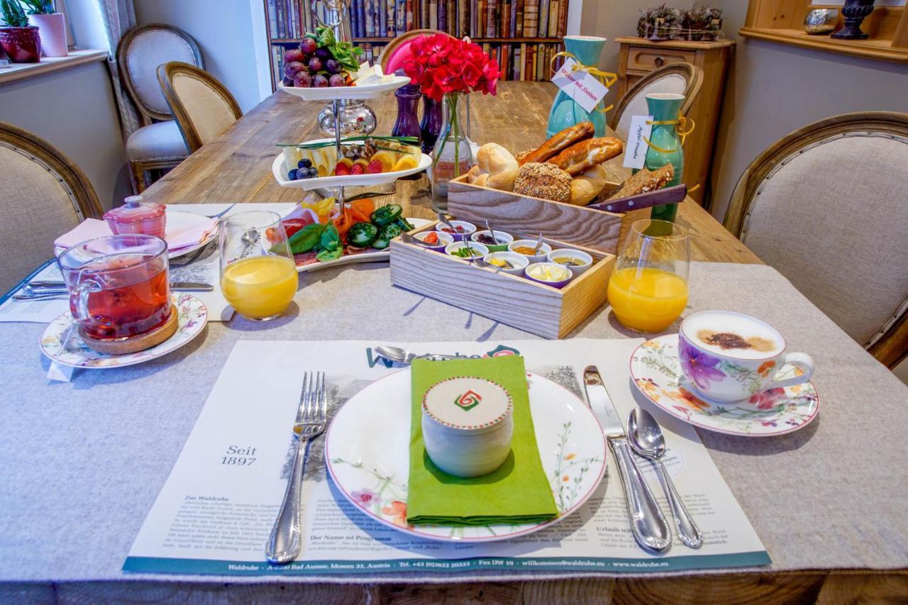 バート・アウスゼー Waldruhe - Bett, Fruehstueck & Ein Laecheln Bed & Breakfast エクステリア 写真